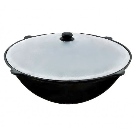 Uzbek cast iron cauldron 22 l round bottom в Великом Новгороде